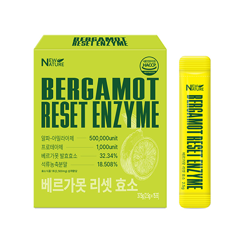 [뉴네이처] 베르가못 리셋 효소 2.5g x 15포 대표이미지 섬네일