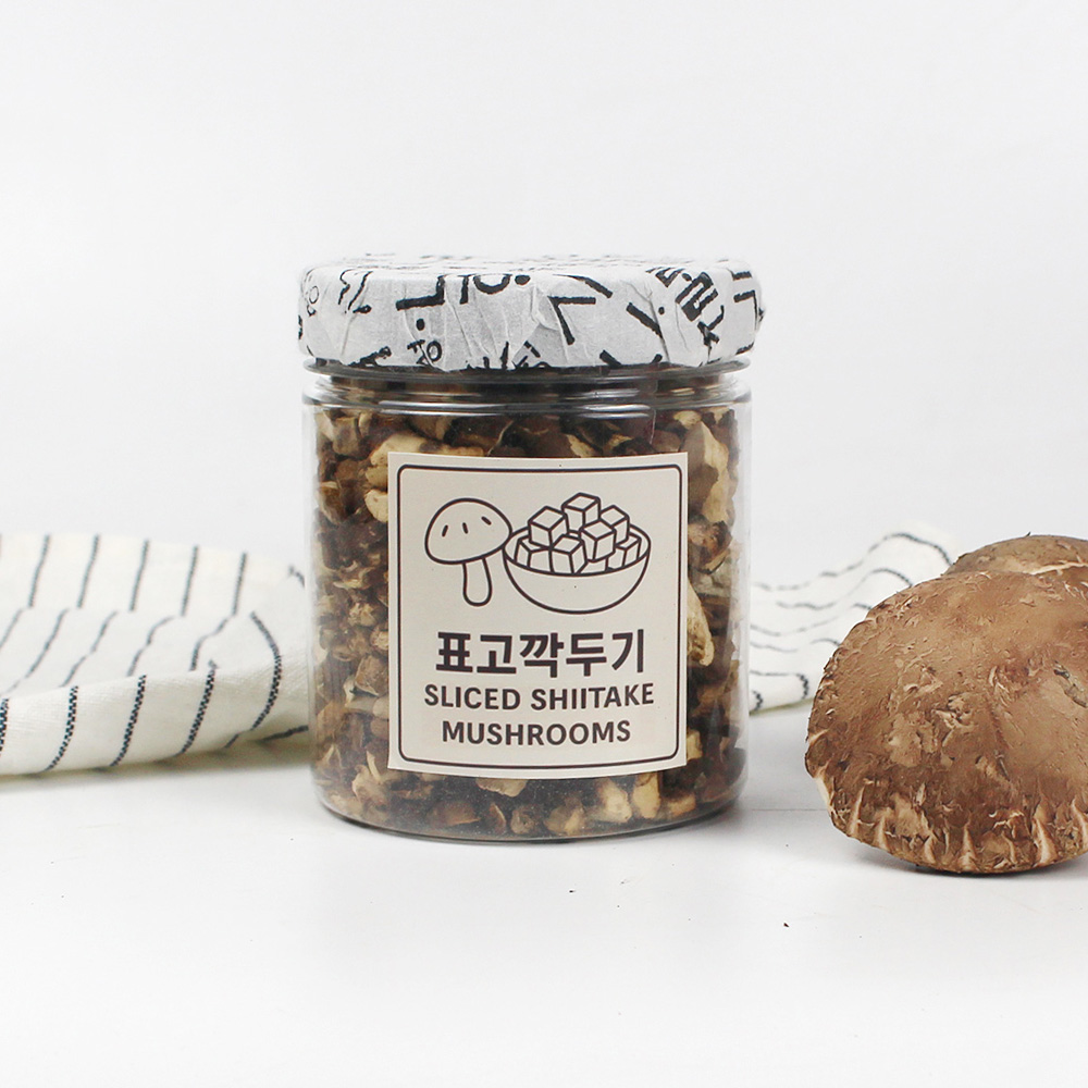 예산청년농부의 GAP 국내산 무농약 건표고버섯 깍두기 30g / 150g