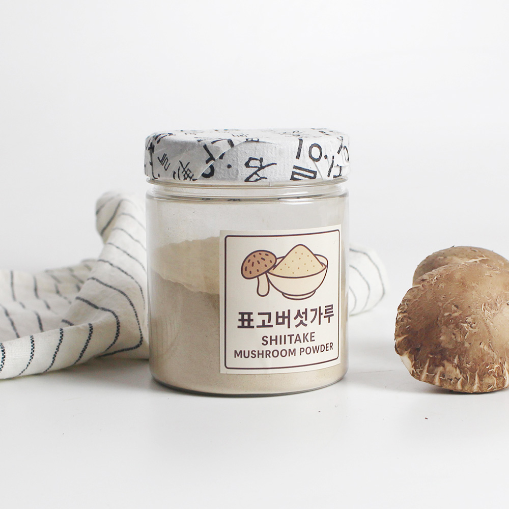 예산청년농부의 GAP 국내산 표고버섯 분말 80g / 180g 직접재배 무농약표고버섯원물