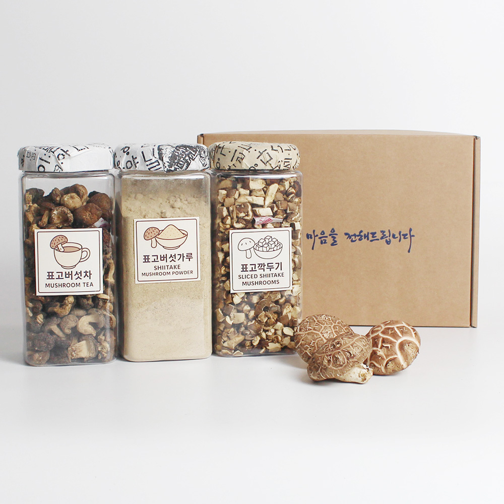 예산청년농부의 표고버섯 선물세트 3종 (110g~450g) 직접재배 무농약표고버섯원물 대표이미지 섬네일
