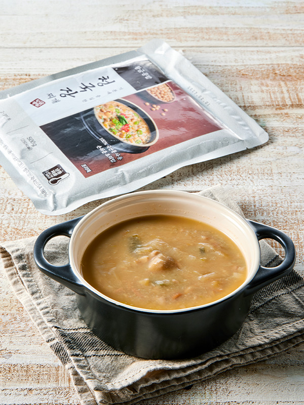 [맛보장]국산재료 100% 황금콩밭 청국장 찌개 500G
