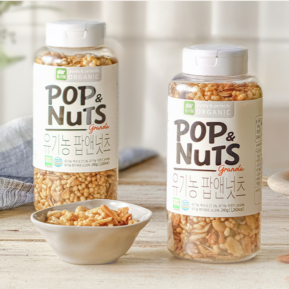 유기농 팝앤넛츠 240g