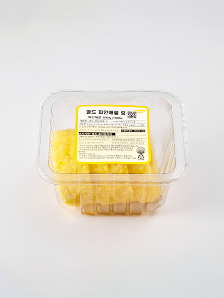 컷팅파인애플 원통