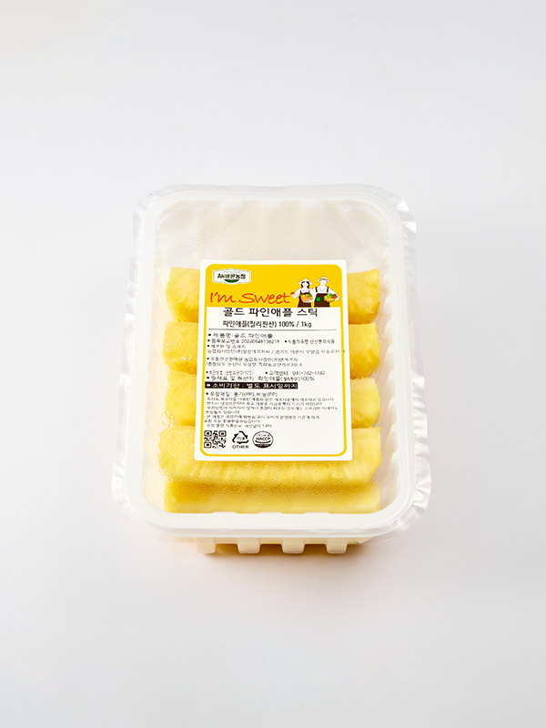 컷팅파인애플 스틱