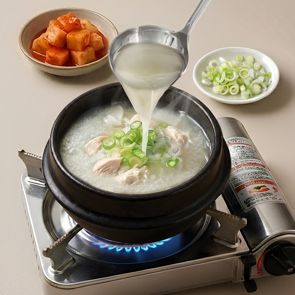 맑은 닭가슴살 곰탕 국밥 200g