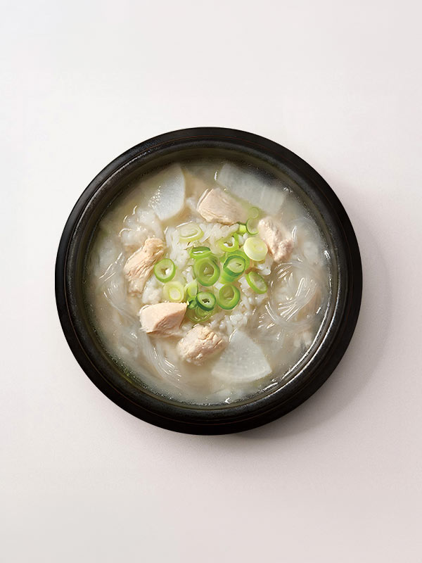 맑은 닭가슴살 곰탕 국밥 200g