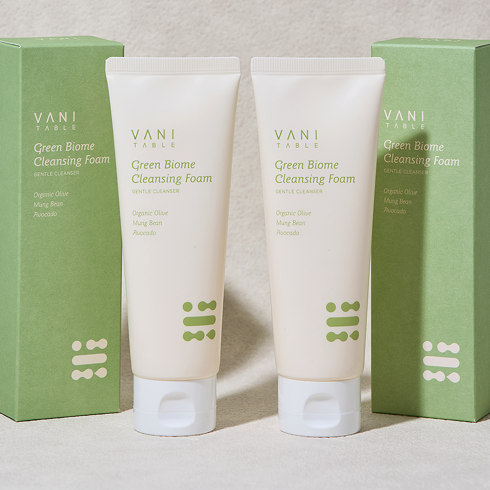 [ONLY 오아시스] 베니테이블 그린 바이옴 클렌징 폼 120ml