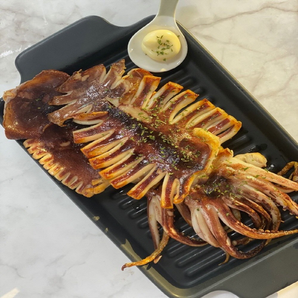 쫄깃한 구룡포 반건조 오징어 5미 550g-1.2kg