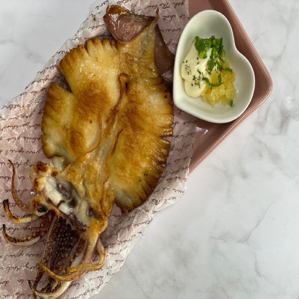 쫄깃한 구룡포 반건조 오징어 5미 550g-1.2kg