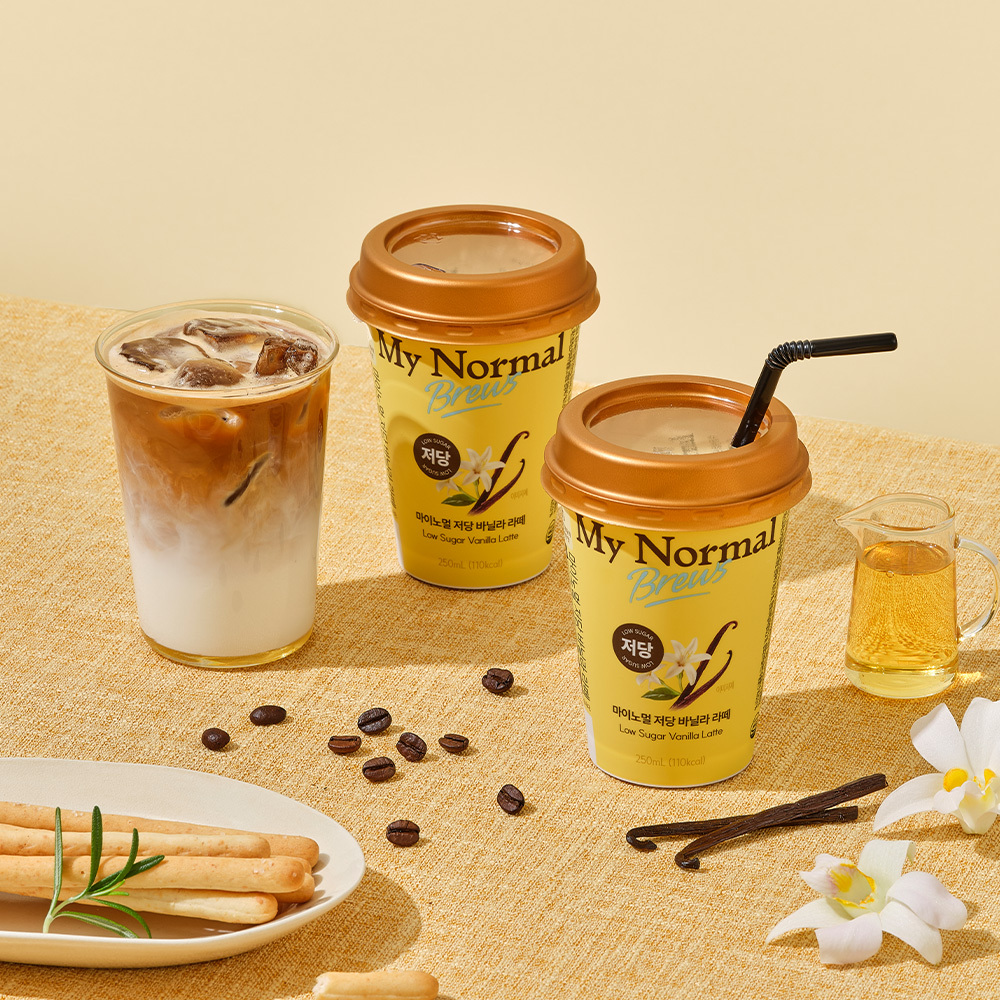 마이노멀 저당 바닐라 라떼