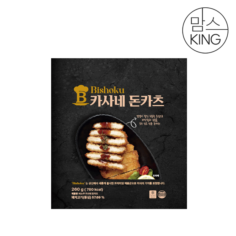 [맘스킹] 상신 돈까스 유탕 비쇼쿠 카사네 돈카츠 260g 대표이미지 섬네일