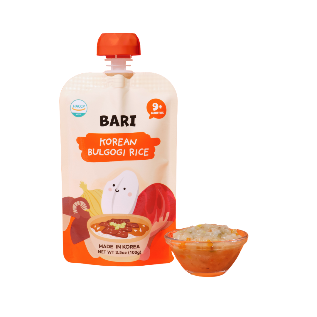 BARI 바리 실온이유식 한우불고기라이스 완료기 9개월부터 (100g 파우치, 1/3/5/10개 묶음)