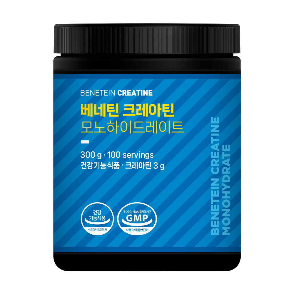 베네틴 크레아틴 모노하이드레이트 분말 파우더 무맛 300g 대표이미지 섬네일