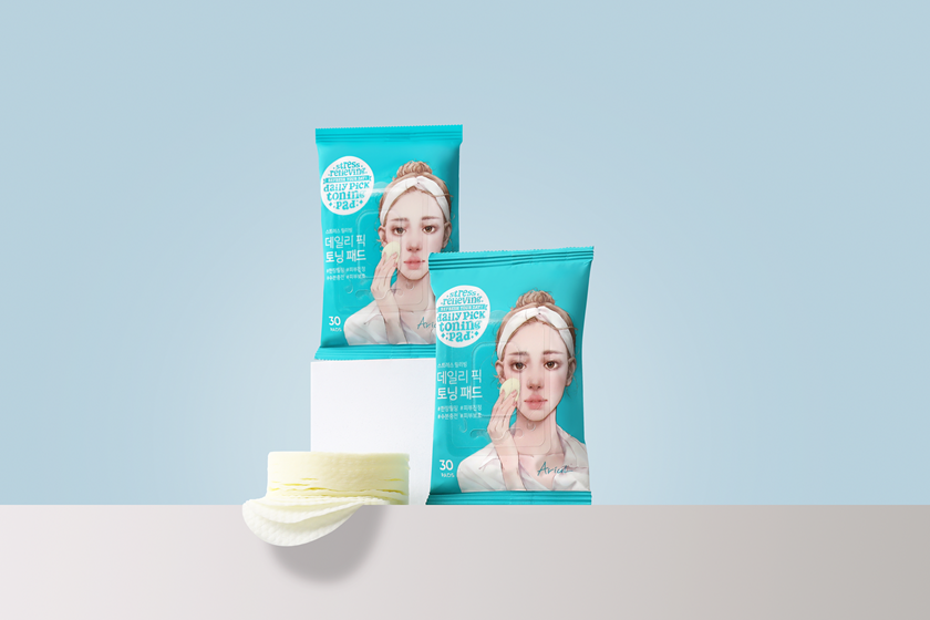 [신제품] 아리얼 스트레스 릴리빙 데일리 픽 토닝 패드 30매*3팩 (총 90매)