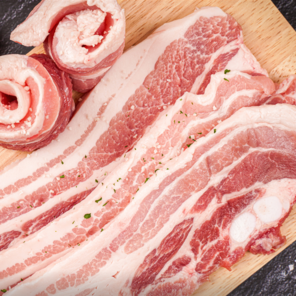 남해 마늘 먹은 돼지 생고기 삼겹살 300g + 목살 300g 국내산 프리미엄 한돈 구이용 캠핑 바비큐 산지직송