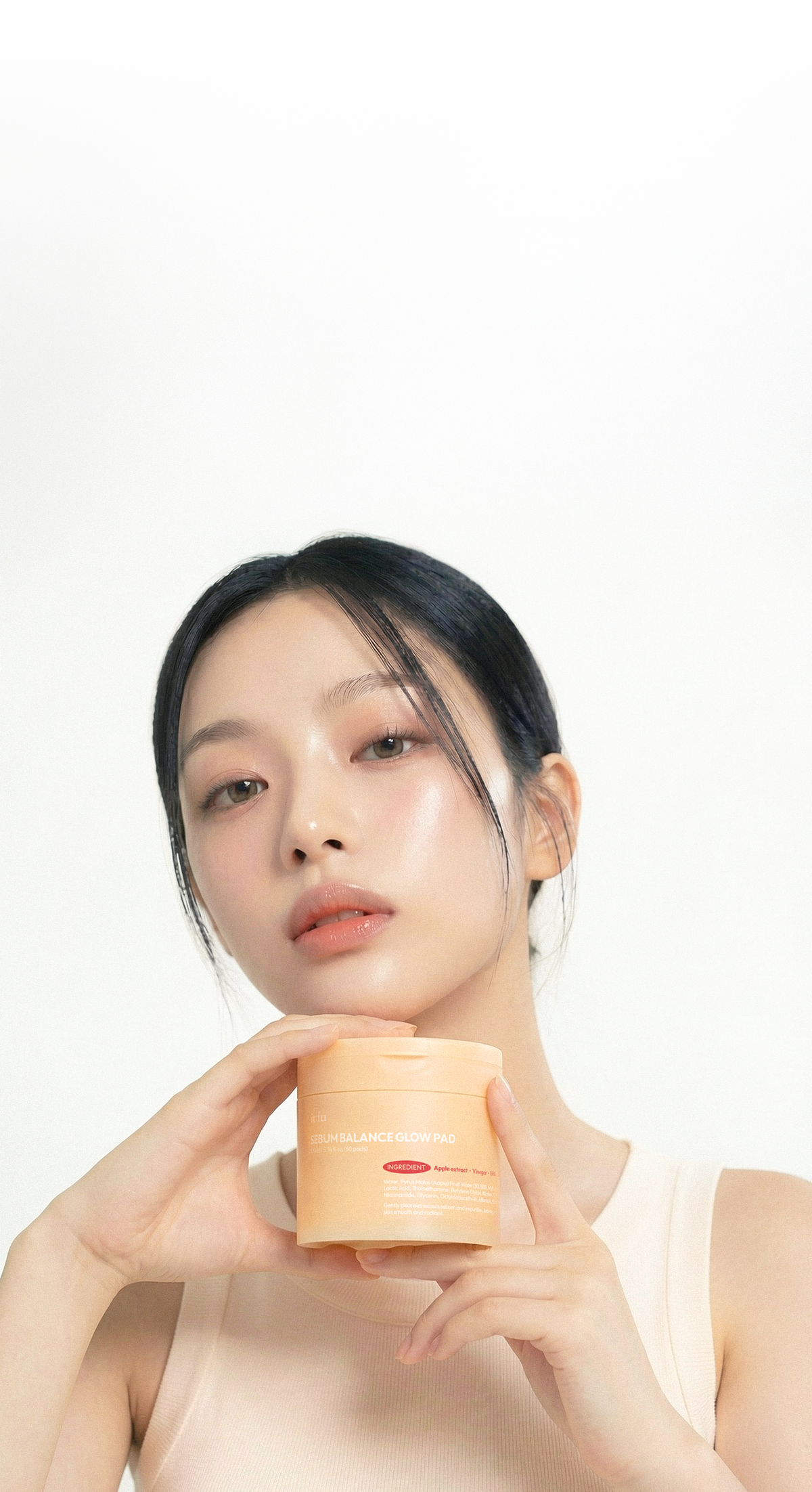 [신제품/물광피부/토너팩] 잇퓨 세범 밸런스 글로우 패드(60만 픽 잇퓨 순율크림과 함께 사용)