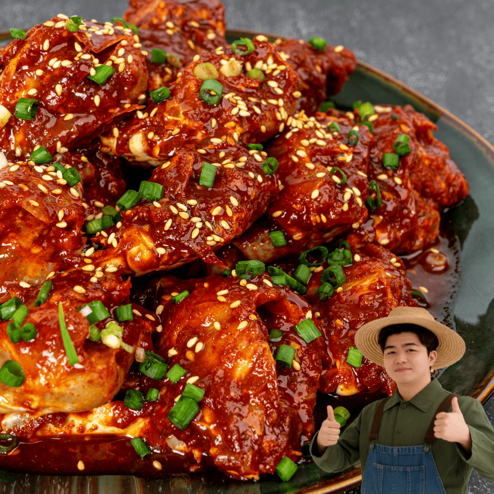 천유작 수제양념 국내산 연평도 숫꽃게 양념게장, 500g~1kg 대표이미지 섬네일