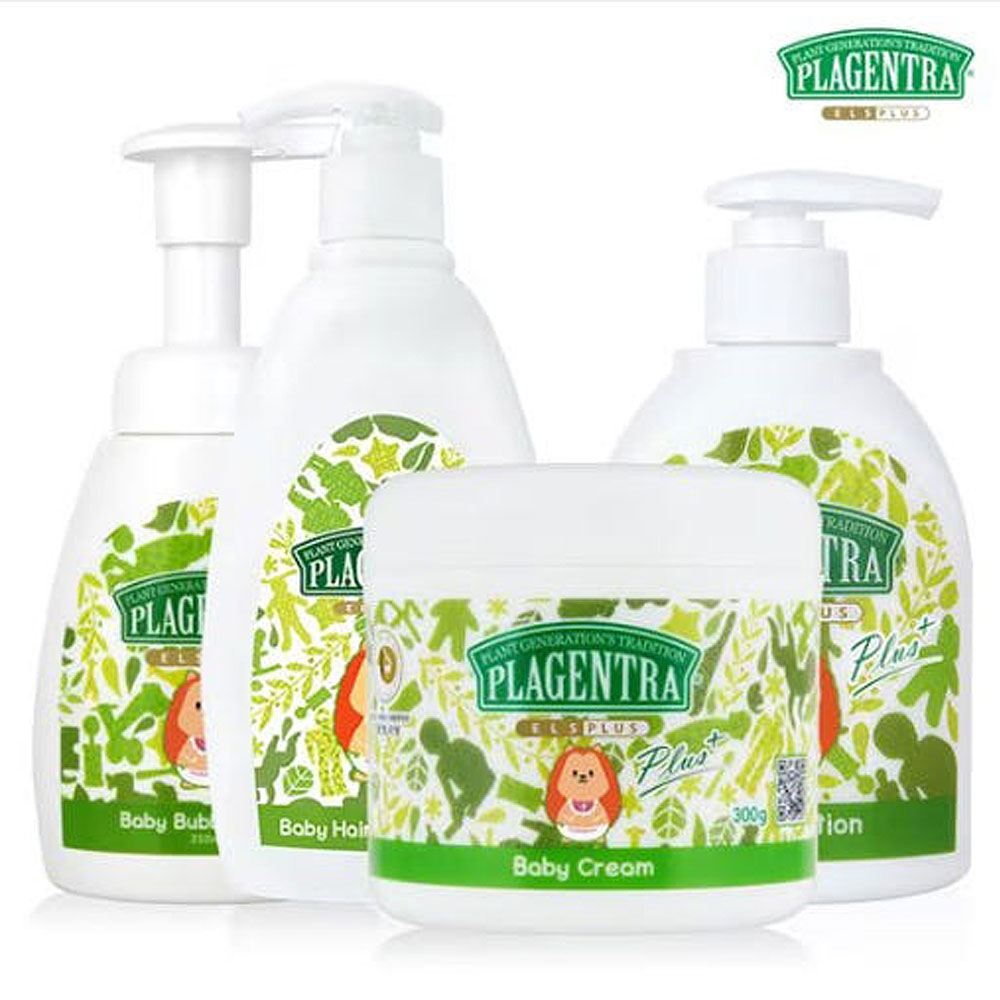 프라젠트라 베이비 Plus 4종 (버블워시 + 헤어앤바디워시 + 크림300 + 로션300)