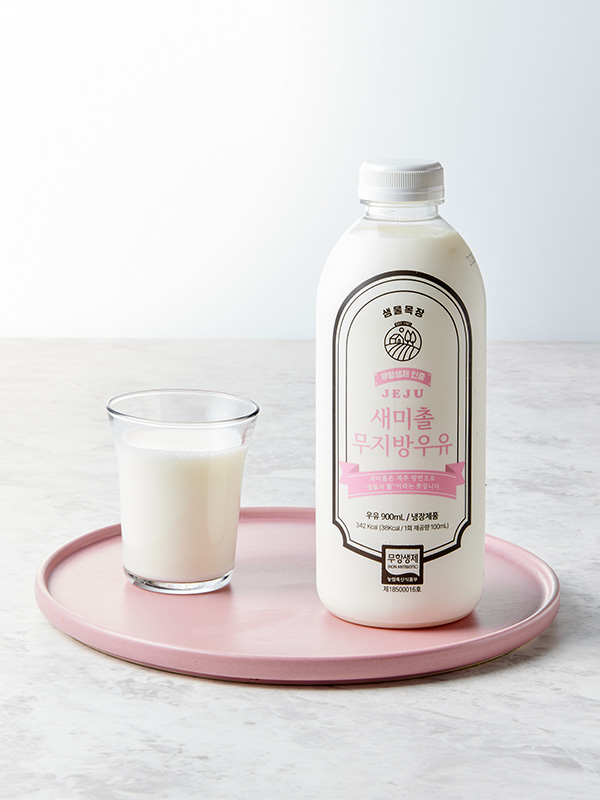 제주 새미촐 무향생제 무지방 우유 대표이미지 섬네일
