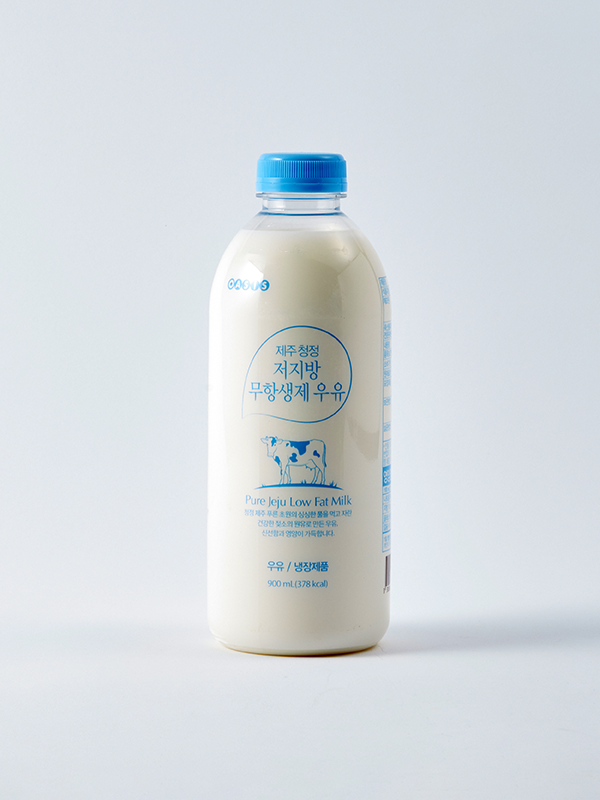 제주청정 무항생제 저지방 우유