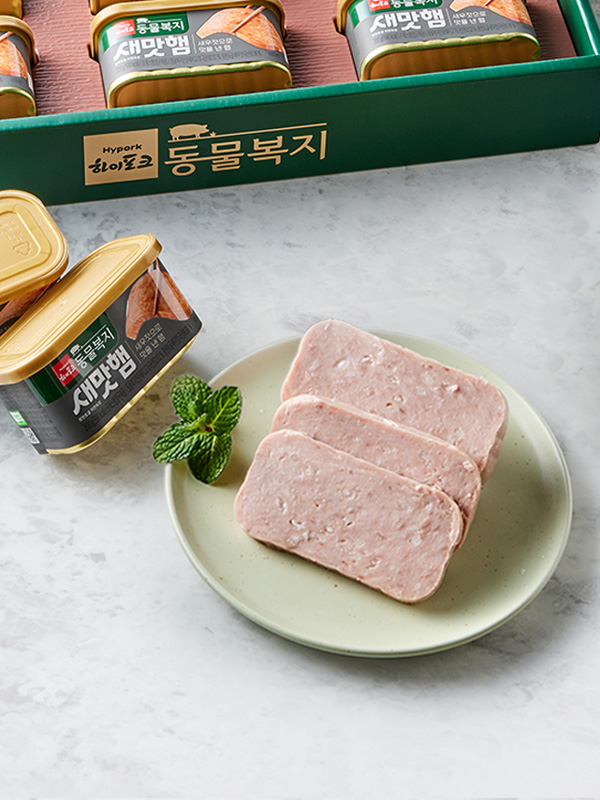 [신규특가] 동물복지 한돈 새우젓으로 맛을 낸 햄 (200g)