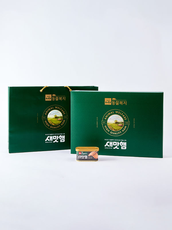 [신규특가] 동물복지 한돈 새우젓으로 맛을 낸 햄 (200g)