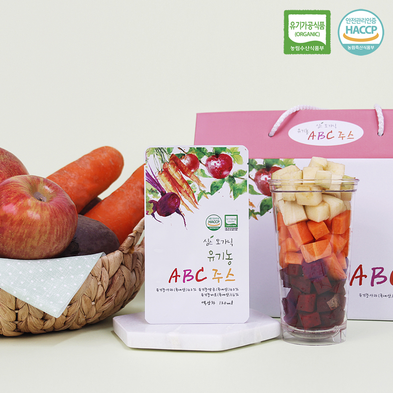 심스오가닉 유기농 ABC주스 120ml x 100포 무료배송 무료반품 대표이미지 섬네일