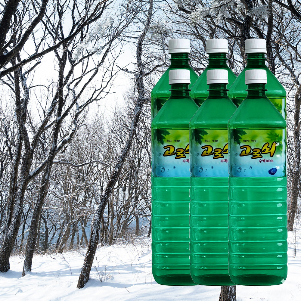 지리산 함양 고로쇠 수액 100% 1.5L 무첨가 산지직송 부모님 선물 국내산