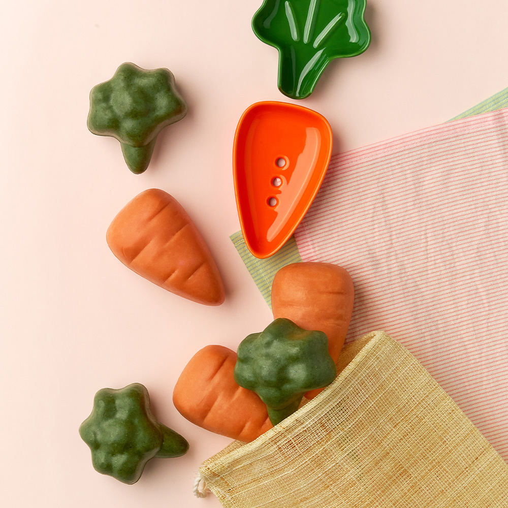 동구밭 x 폴라앳홈 베지 워싱바 트레이 세트