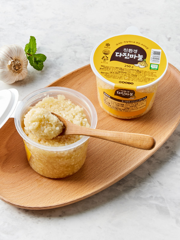 [입점특가] 친환경 국산 무첨가 다진마늘 (250g)