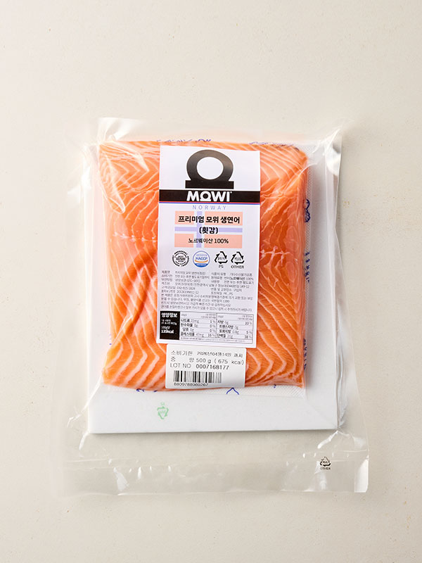 노르웨이산 프리미엄 생연어(횟감용)500g.1팩