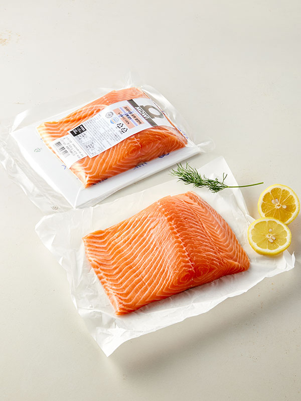 노르웨이산 프리미엄 생연어(횟감용)500g.1팩