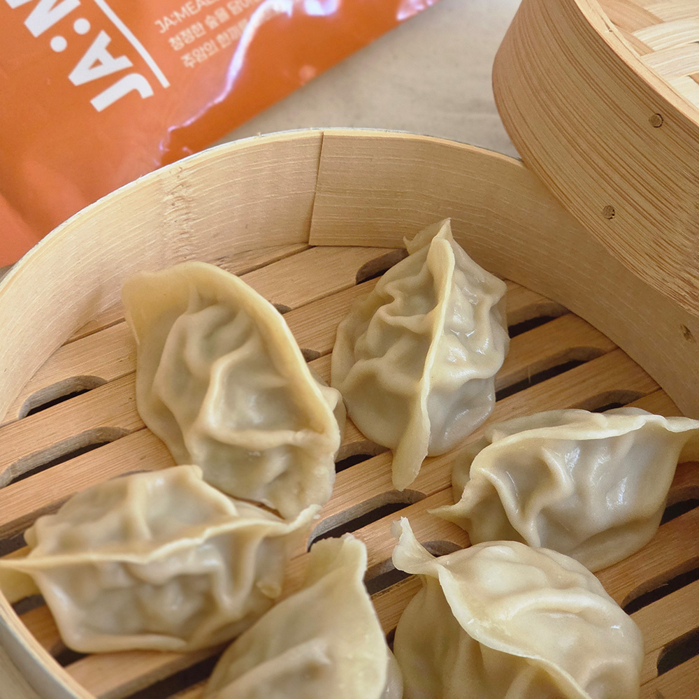 부여농부의 밤 듬뿍 갈비만두 250g 유기농밤 원물사용