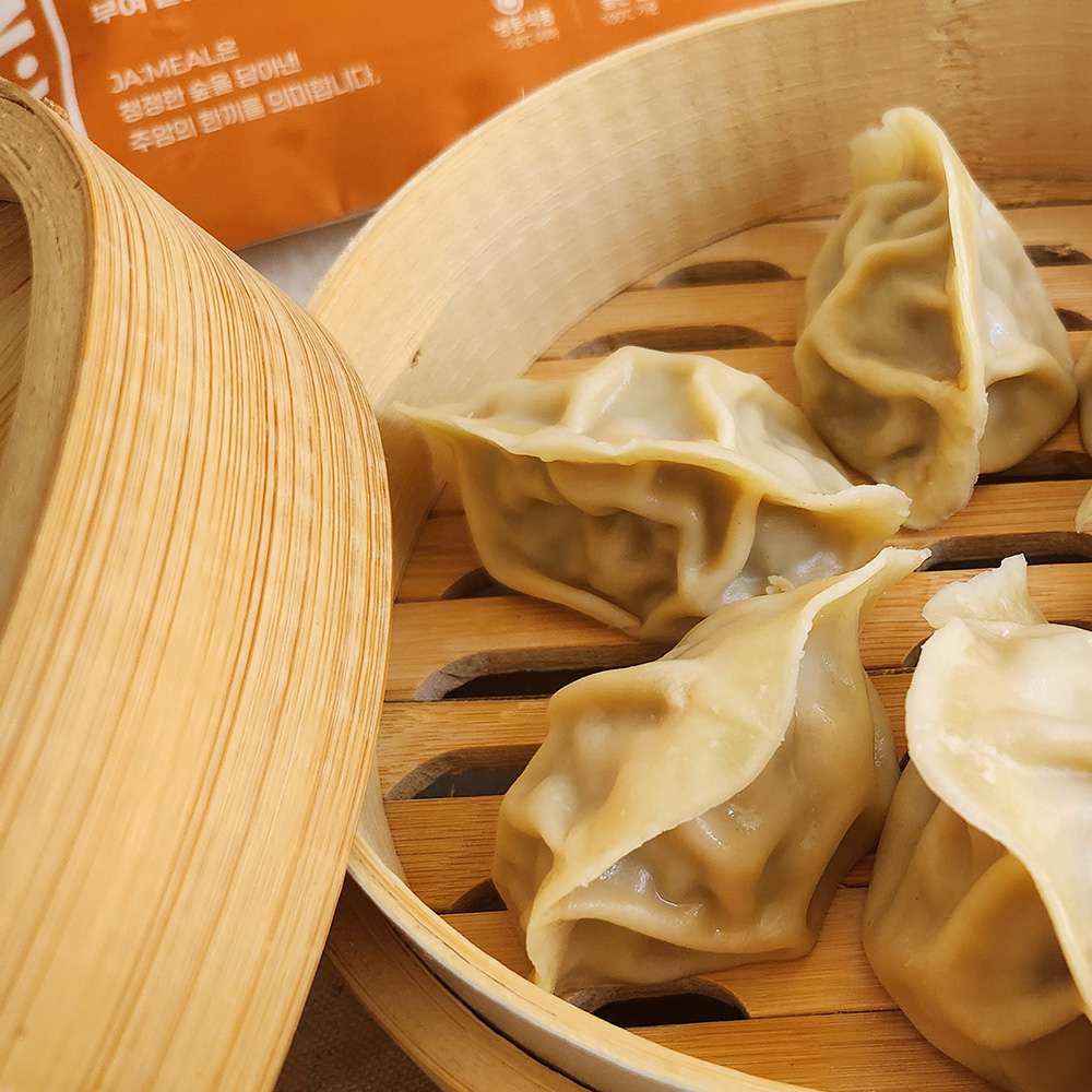 부여농부의 밤 듬뿍 갈비만두 250g 유기농밤 원물사용