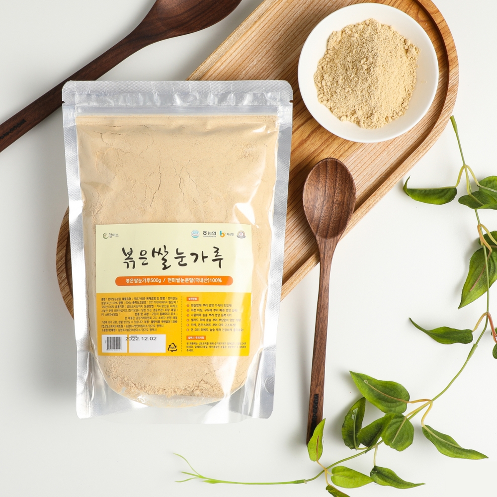 참미소 볶은 쌀눈 가루 500g 국산 현미 분말 해썹 대표이미지 섬네일