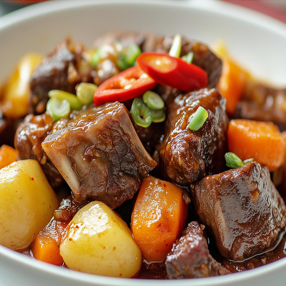 [갈비아저씨] 한돈 갈비찜 매운갈비찜 600G 대표이미지 섬네일
