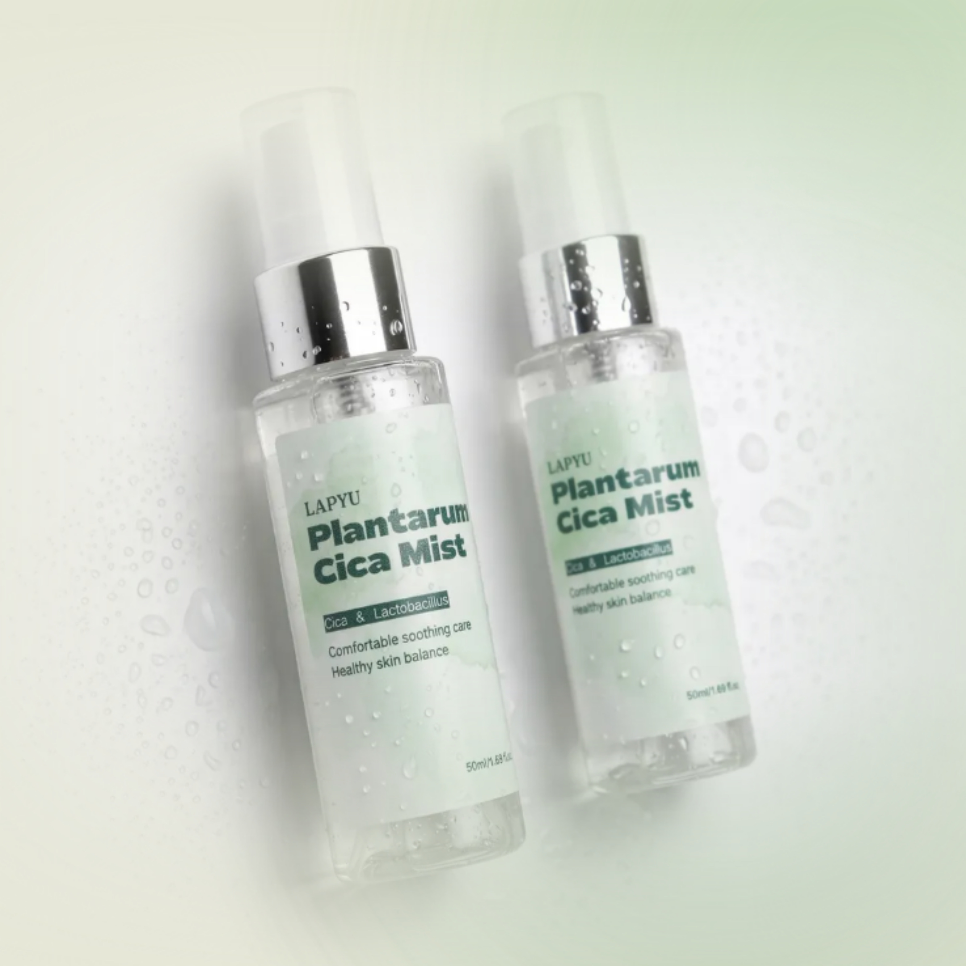 라퓨 얼굴 수분 미니 병풀 미스트, 50ml, 2개