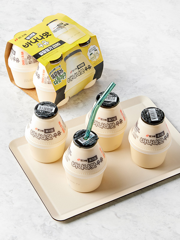바나나맛우유 무가당 (240ml*4ea) 대표이미지 섬네일