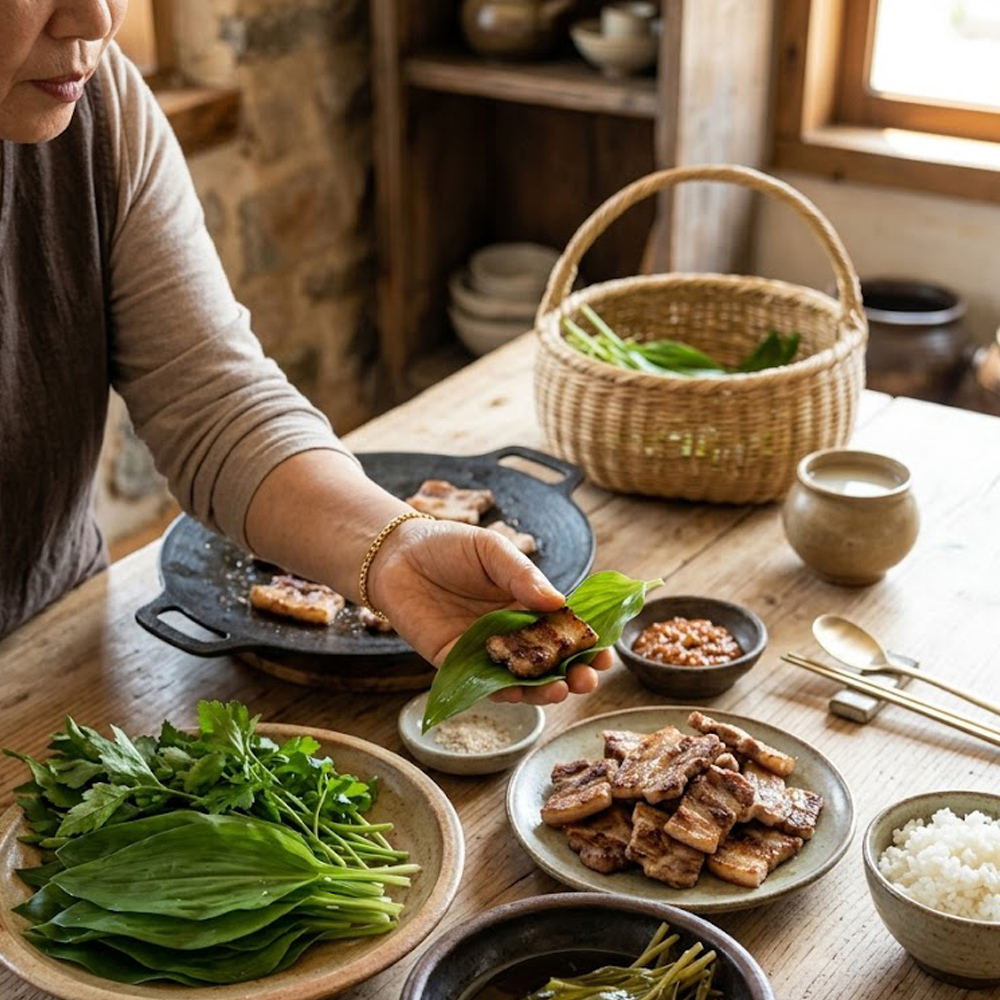 강원도 화천 명이나물 산마늘 생명이나물 잎명이 울릉도종 산나물 생채 10kg 대용량 식당 반찬가게용
