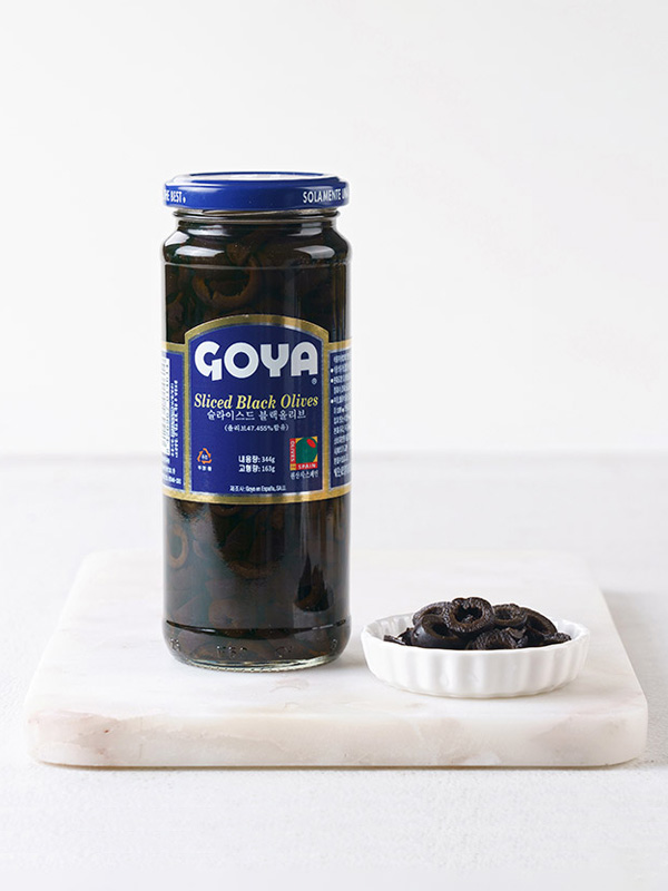 고야 슬라이스드블랙올리브 (344g)