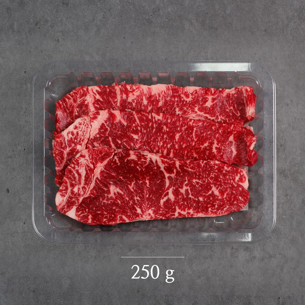 (냉장/암소) 한우 1등급 채끝 250g 대표이미지 섬네일