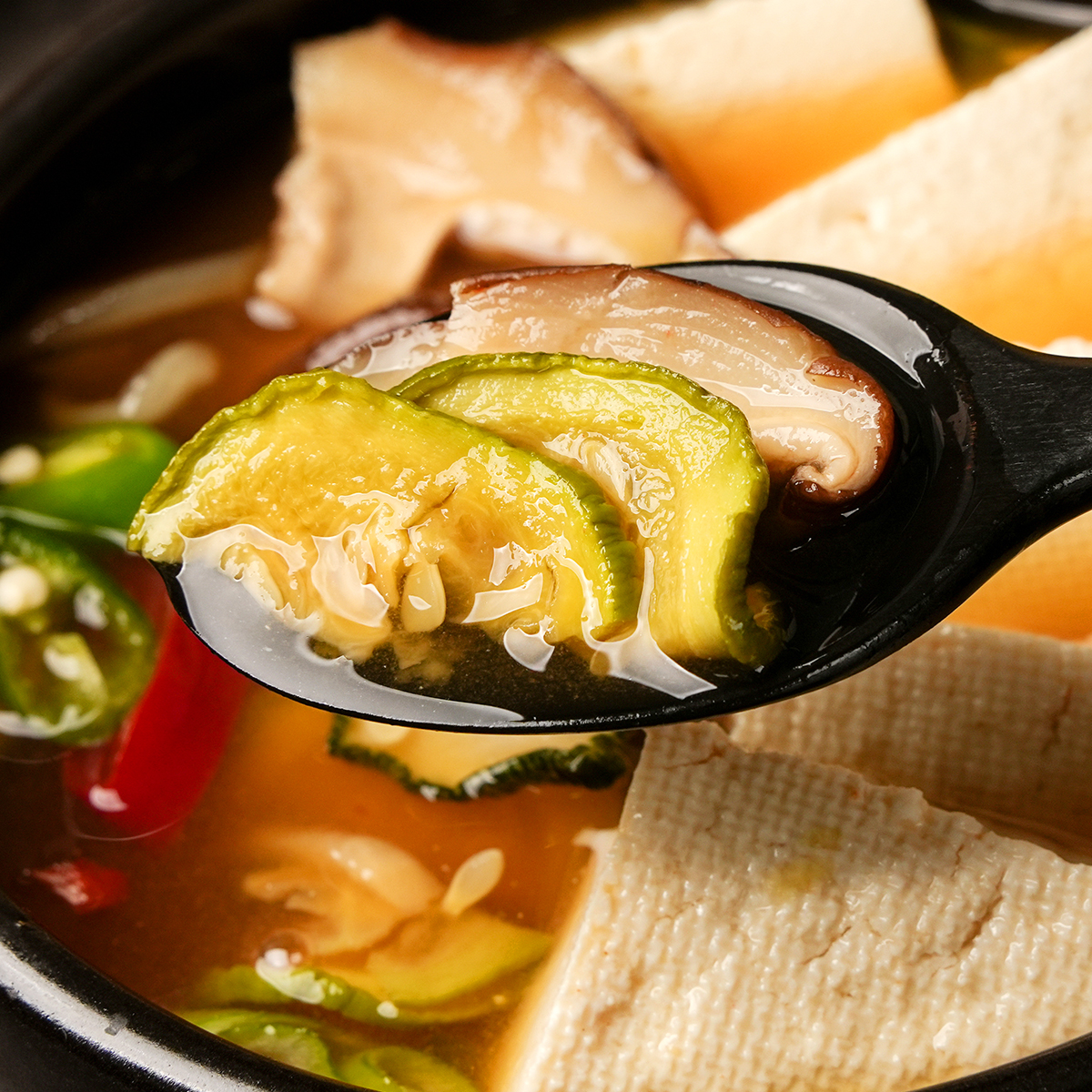 참미소 쌀눈 애호박 된장찌개 밀키트 33g (1~2인분) 5봉 국내산 국산 간단 즉석 간편 캠핑 요리 자취 혼밥