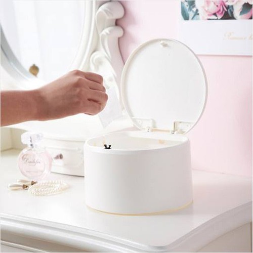 일상더하기 원형 미니 휴지통