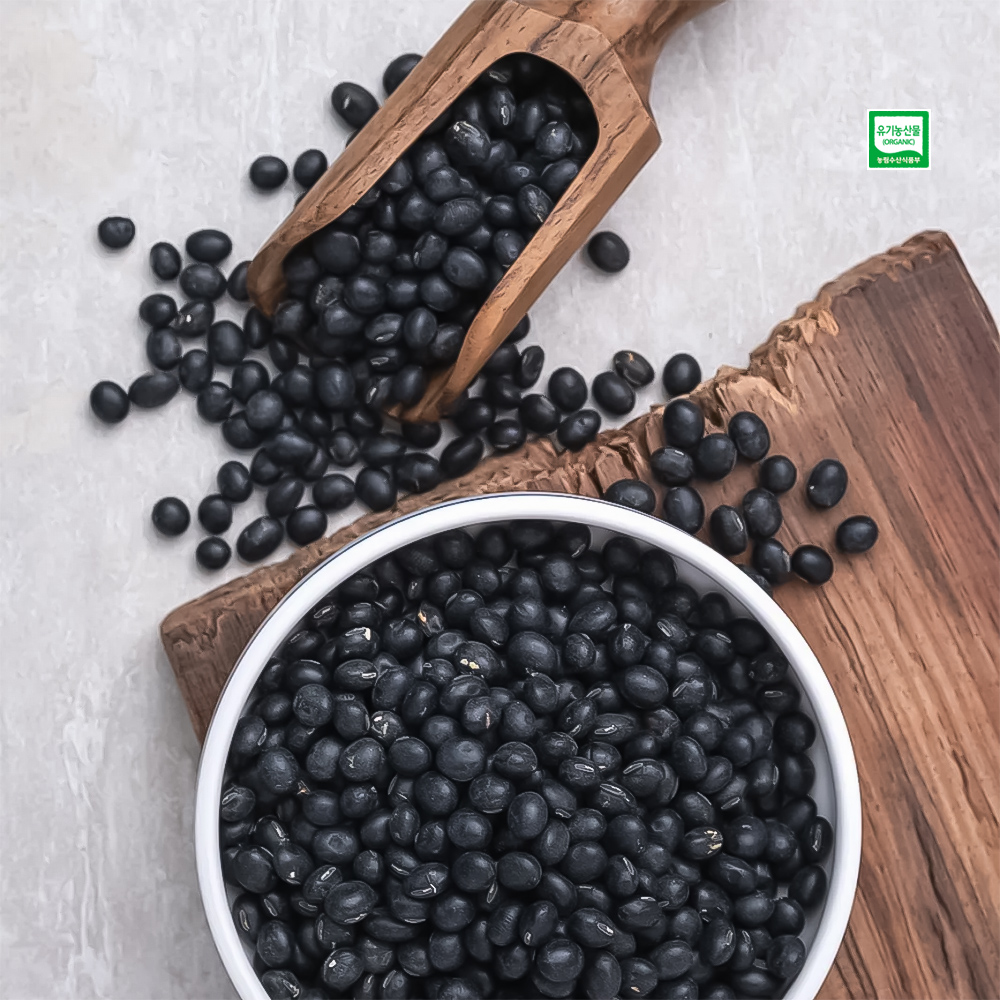국내산 유기농 서리태 500g