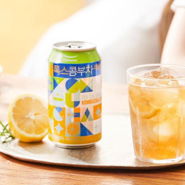 풀무원 톡스콤부차 레몬 350ml X 24입