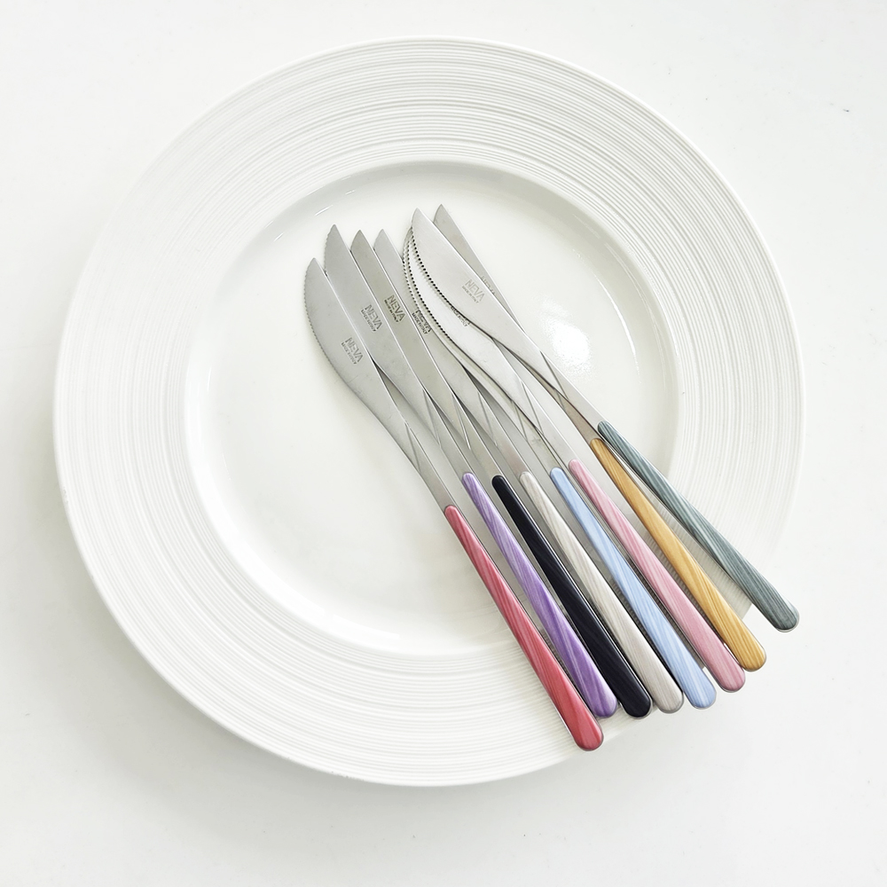 이태리 네바 마블 디너 커트러리 2종 8color