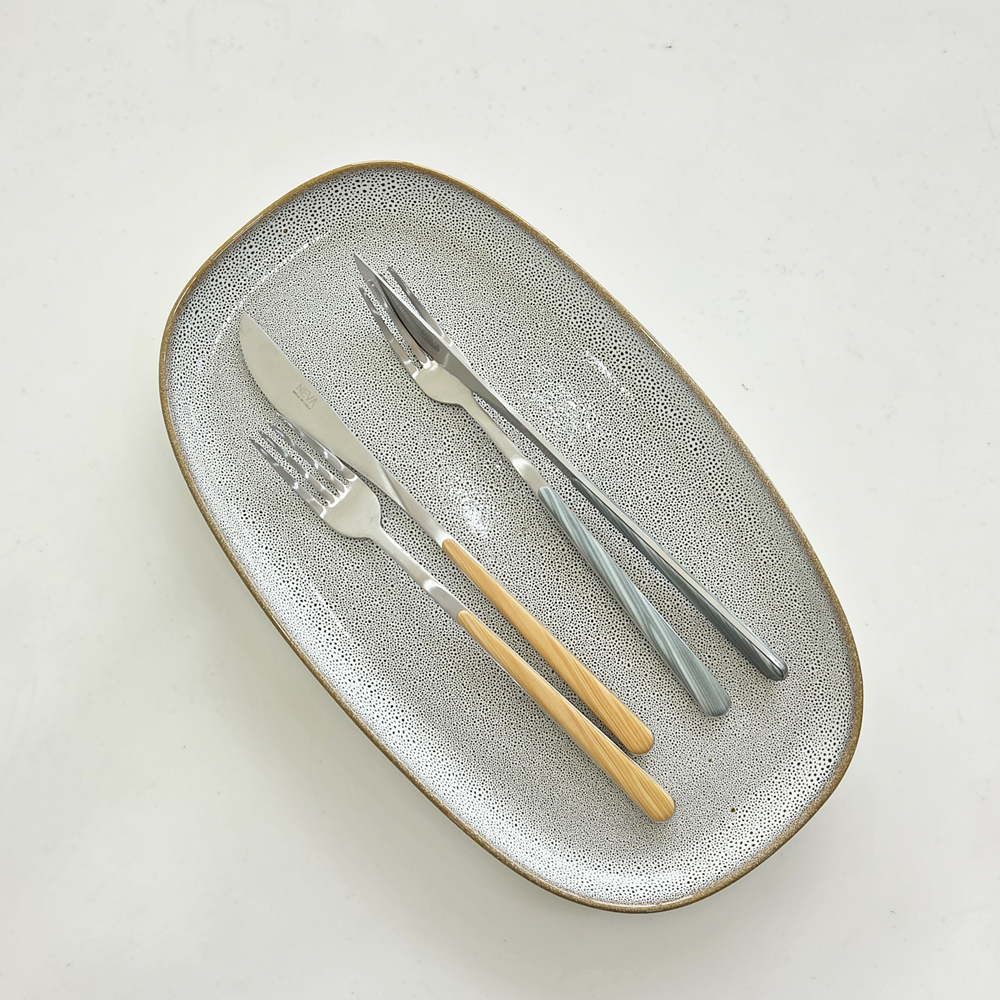 이태리 네바 마블 디너 커트러리 2종 8color