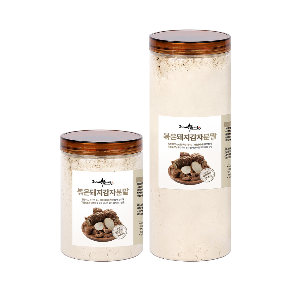 국산 볶은 돼지감자분말 300g/500g 고압로스팅 뚱딴지 가루