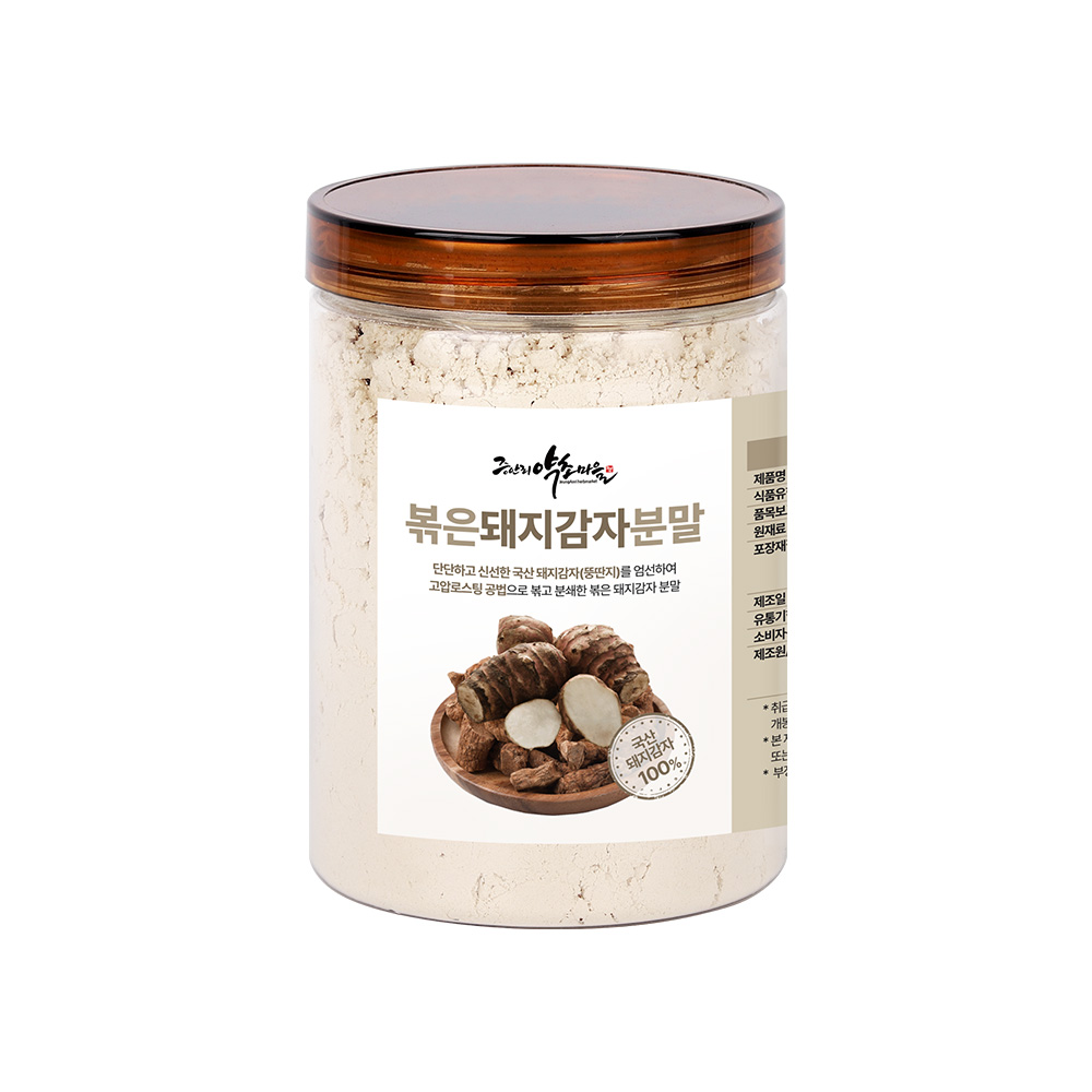국산 볶은 돼지감자분말 300g/500g 고압로스팅 뚱딴지 가루