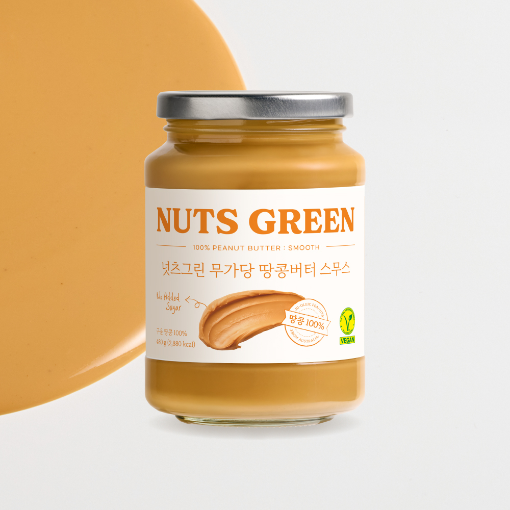 넛츠그린 무가당 땅콩버터 스무스 480g 대표이미지 섬네일